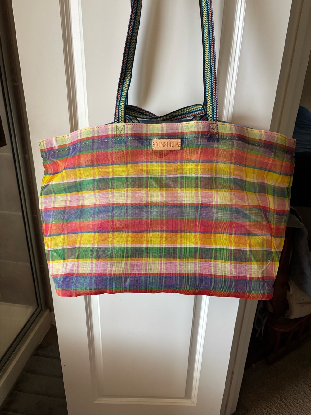 Consuela mesh jumbo tote bag grab and go
